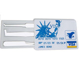 Credit Card Lock Pick Set "James Bond"