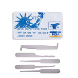 Credit Card Lock Pick Set "James Bond"