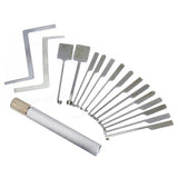 GOSO 14 Piece Dimple Lock Pick Set - Interchangeable Handle
