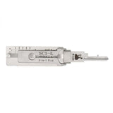 Mr. Li's Original Lishi SC1-L (Reverse Handing) 2-in-1 Pick & Decoder for 5-Pin Schlage Keyway