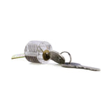 Clear 5 Pin Rim Cylinder Practice Lock