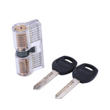 Visible 7 Pin Dimple Practice Cylinder Lock