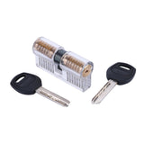 Visible 7 Pin Dimple Practice Cylinder Lock