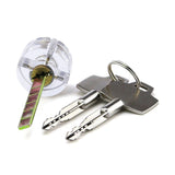 Clear Cruciform (Cross) Practice Lock