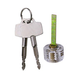 Clear Cruciform (Cross) Practice Lock